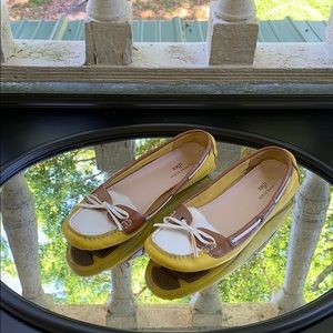 AK Anne Klein iflex sport leather loafers size 9.5